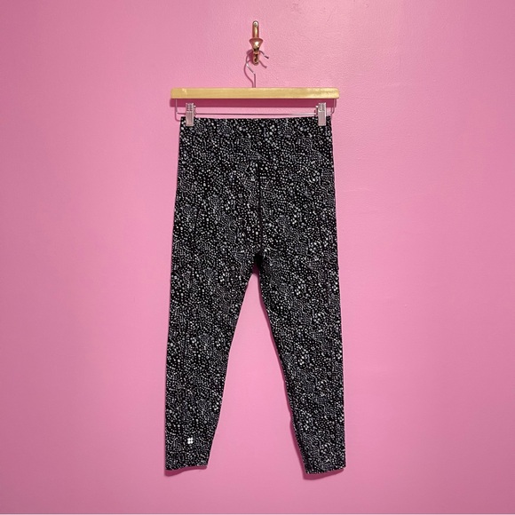 Sweaty Betty Power 7/8 High-Waisted Leggings Size Medium Blue Celestial Dot - Picture 8 of 12